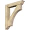 Ekena Millwork Westlake Traditional Rough Sawn Bracket w/ Offset Brace, Douglas Fir, 8"W x 42"D x 48"H BKT0806X42X48WTL01RDF - alternate 1